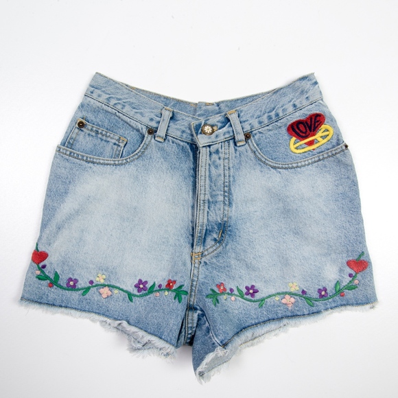 hippie jean shorts